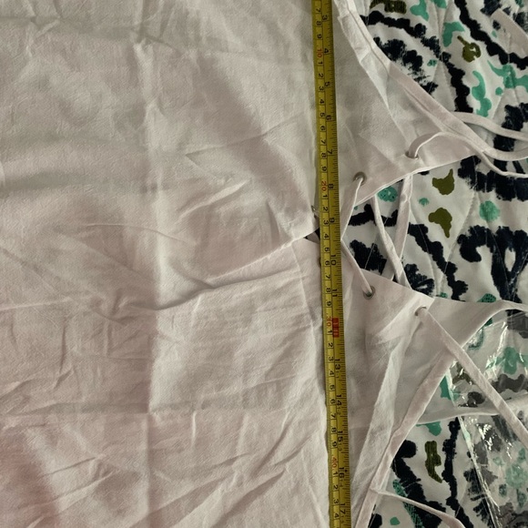 🔥SALE!🔥White Boho Linen Dress🔥Only 1 left! - Picture 5 of 5